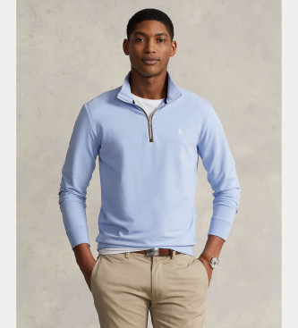 Polo Ralph Lauren Water-repellent terry sweatshirt blue