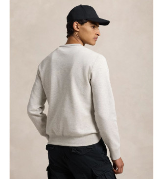Polo Ralph Lauren Gr dobbeltstrikket sweatshirt