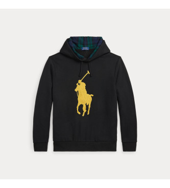 Polo Ralph Lauren Horse Polo huvtrja med huva svart