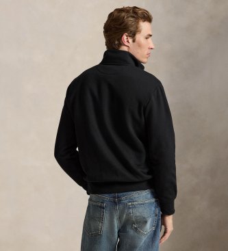 Polo Ralph Lauren Sweat à demi-fermeture éclair noir