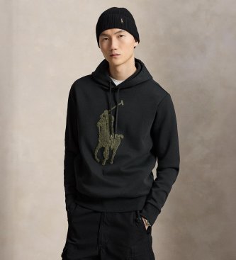 Polo Ralph Lauren Sweat à capuche big pony noir