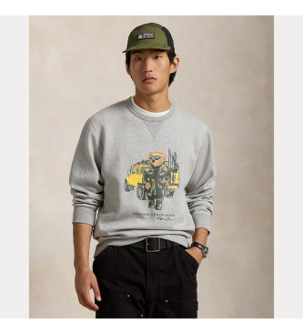 Polo Ralph Lauren Polo Majica Bear Sweatshirt Grey