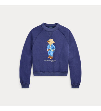 Polo Ralph Lauren Felpa blu oversize Polo Bear