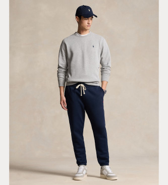 Polo Ralph Lauren Graues Sweatshirt mit gesticktem Pony