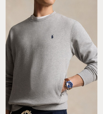 Polo Ralph Lauren Graues Sweatshirt mit gesticktem Pony