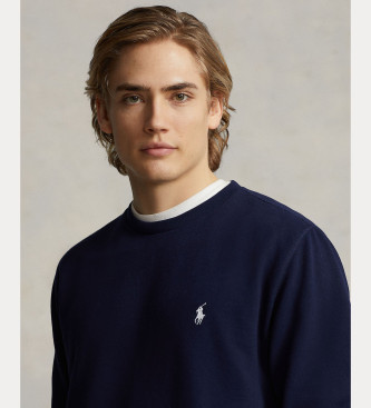 Polo Ralph Lauren Broderad sweatshirt med ponny i marinbl frg