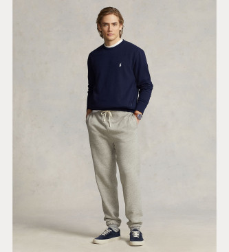 Polo Ralph Lauren Broderad sweatshirt med ponny i marinbl frg