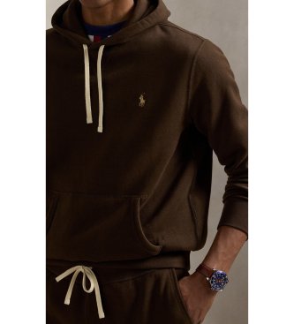 Polo Ralph Lauren RL-sweatshirt med hætte, brun
