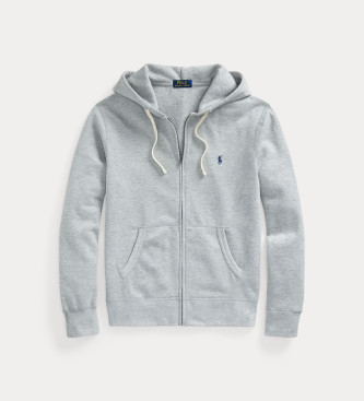 Polo Ralph Lauren Sudadera RL con capucha gris