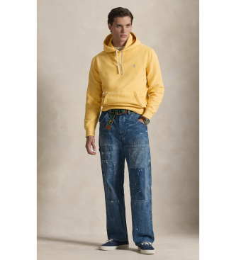 Polo Ralph Lauren RL fleece sweatshirt med h�tte gul