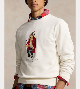 Polo Ralph Lauren Seasonal Bear sweatshirt hvid