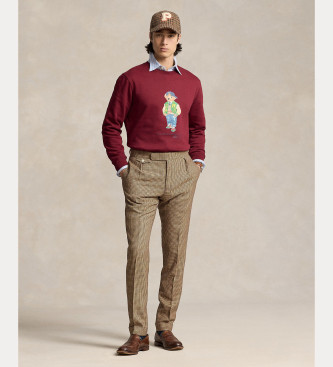 Polo Ralph Lauren Seasonal Bear Sweatshirt maroon