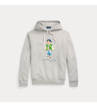 Polo Ralph Lauren Sweat  capuche Seasonal Bear gris