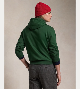 Polo Ralph Lauren Felpa con cappuccio verde stagionale dell'orso