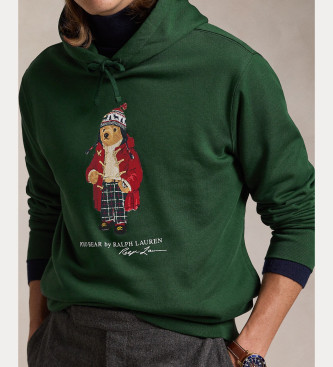 Polo Ralph Lauren Seizoensgebonden Beer hoodie groen