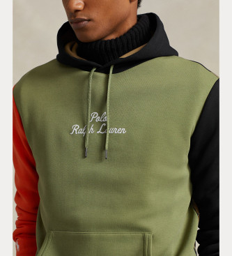 Polo Ralph Lauren Grnes dreifarbiges Sweatshirt