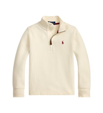 Polo Ralph Lauren Sweat-shirt unisexe en molleton avec Polo Bear beige