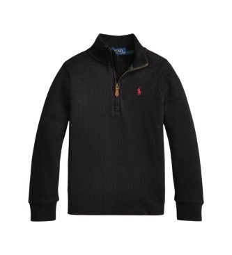 Polo Ralph Lauren Sweat-shirt unisexe en molleton avec Polo Bear noir