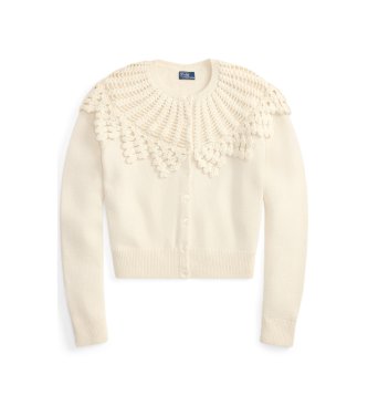 Polo Ralph Lauren Beige virkad tröja i ull och alpacka