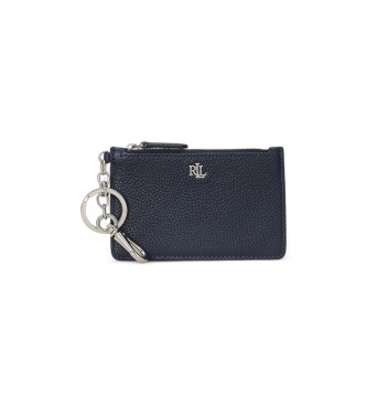 Polo Ralph Lauren Porte-cartes en cuir grain marine