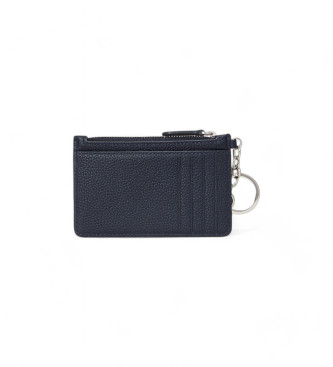 Polo Ralph Lauren Navy grained leather card holder