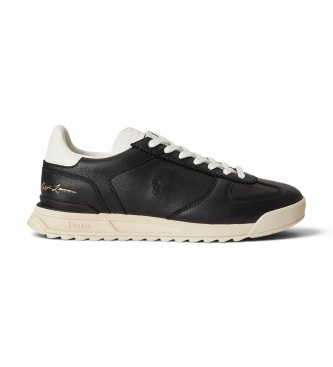 Polo Ralph Lauren Varick black Leather Sneakers