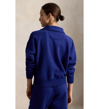 Polo Ralph Lauren Sweat-shirt en molleton avec logo « P » bleu marine
