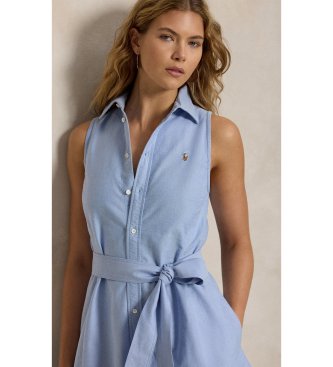 Polo Ralph Lauren Vestido Woven azul