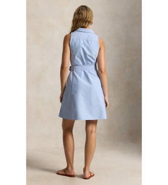 Polo Ralph Lauren Vestido Woven azul