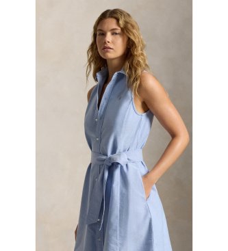 Polo Ralph Lauren Vestido Woven azul