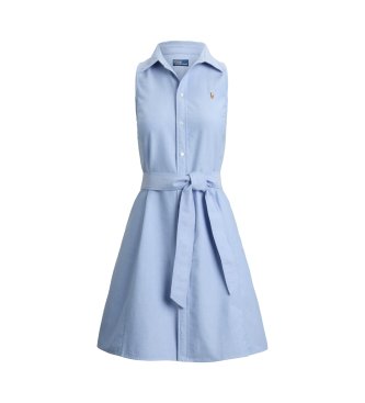 Polo Ralph Lauren Vestido Woven azul