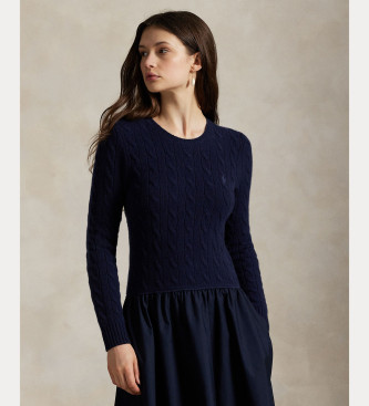 Polo Ralph Lauren Woven Fit & Flare dress navy