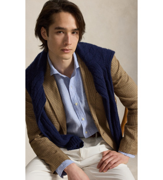 Polo Ralph Lauren Wimbledon Linen Shirt Classic Fit blue