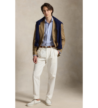 Polo Ralph Lauren Wimbledon Linen Shirt Classic Fit blue