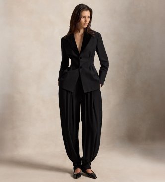 Polo Ralph Lauren Chaqueta de botonadura simple con pinzas negro