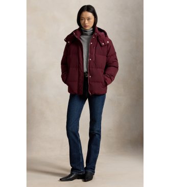 Polo Ralph Lauren Burgundy down puffer jacket