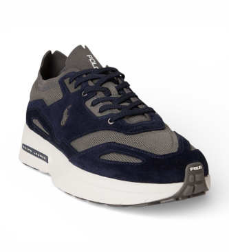 Polo Ralph Lauren Baskets Boerum avec empi�cements en daim marine