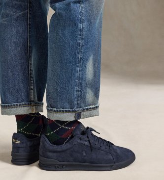 Polo Ralph Lauren Zapatillas de Ante Heritage Court II marino