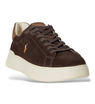 Polo Ralph Lauren Sapatilhas de camurça Rlite castanho