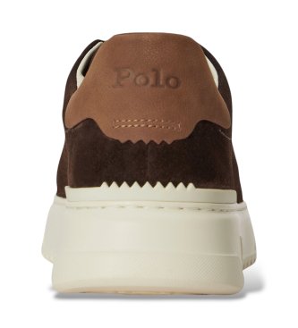 Polo Ralph Lauren Sapatilhas de camurça Rlite castanho