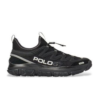 Polo Ralph Lauren Adventure 300LT sapatos de couro preto