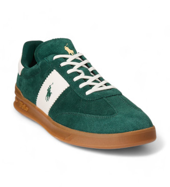 Polo Ralph Lauren Zapatillas de Piel Aera verde