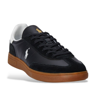 Polo Ralph Lauren Bedford lder-sneakers sort 
