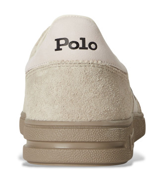 Polo Ralph Lauren Zapatillas de Piel Bedford taupe