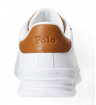 Polo Ralph Lauren Basic leren sportschoenen wit