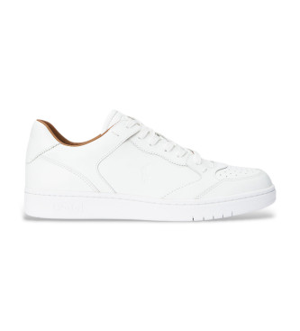 Polo Ralph Lauren Court leather trainers white