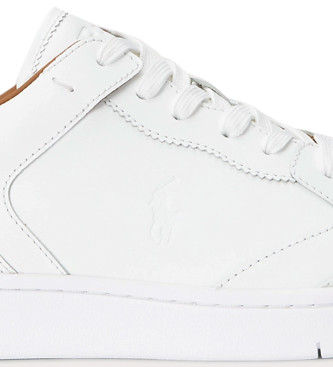 Polo Ralph Lauren Baskets en cuir Court blanc