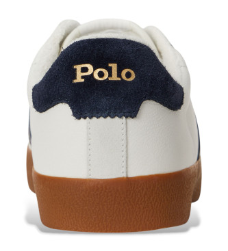 Polo Ralph Lauren Court Vulc leather shoes white