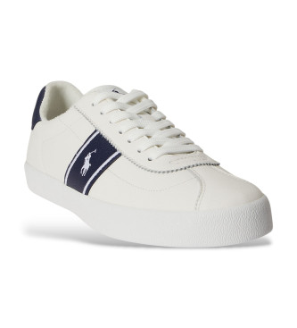 Polo Ralph Lauren Baskets en cuir vulcanis� Court blanc