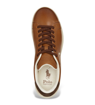 Polo Ralph Lauren CRT II chaussures en cuir marron